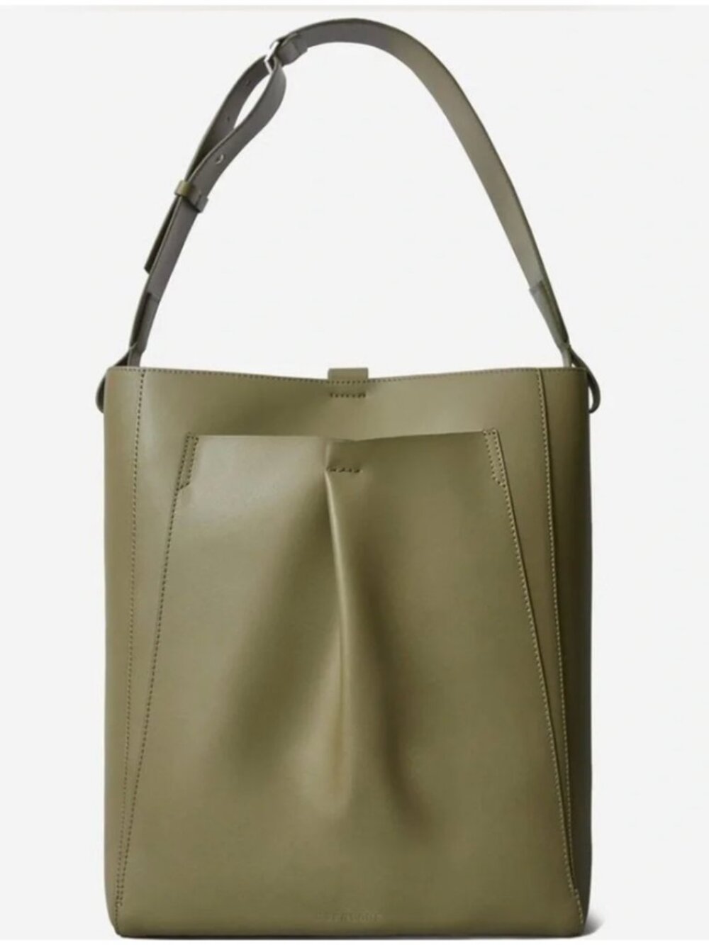 Everlane Studio Bag Olive Green Italian Leather